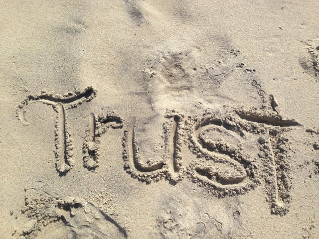 A picture about trust