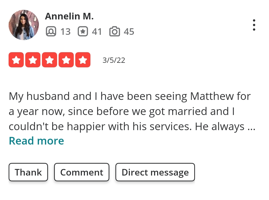 Annelin M Yelp Review