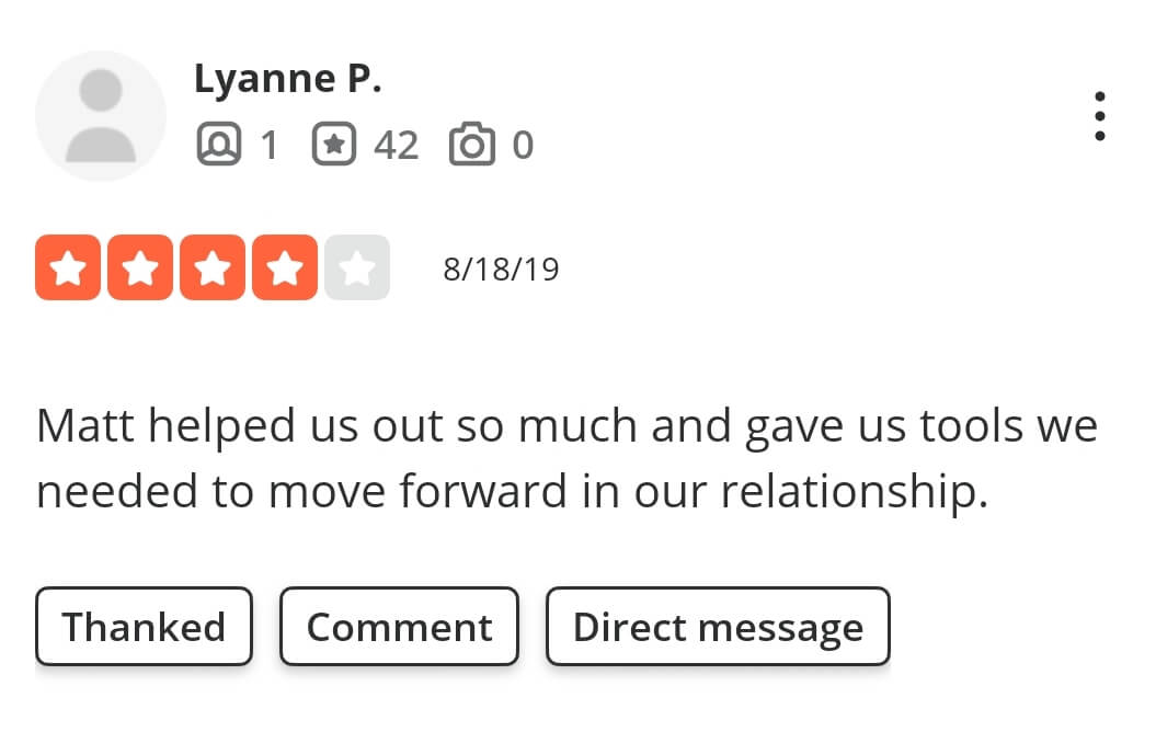 Lyanne P Yelp Review
