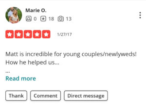 Marie O Yelp Review