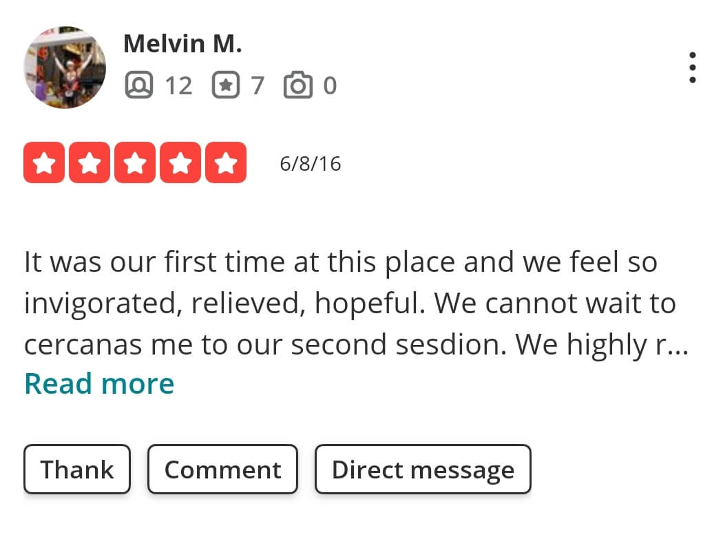 Melvin M Yelp Review