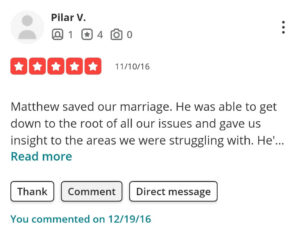 What Is Our Marriage-Pilar V Yelp Review