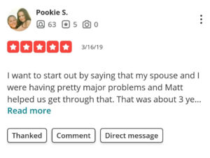 What Is Our Marriage-Pookie S Yelp Review