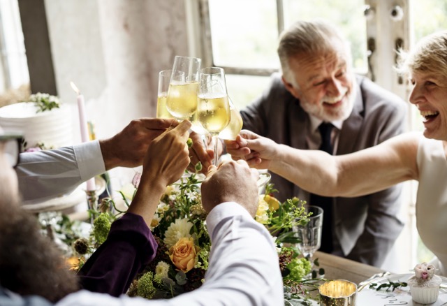 Group of Diverse People Clinking Wine Glasses Together Congratulations Celebrating kick day