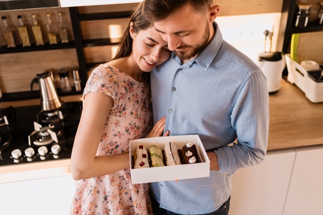 A young man and his girlfriend picture 